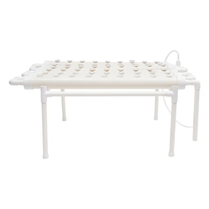 Kit de cultivo hidropónico, sistema de riego de jardín, sistemas de plantas hidropónicas, herramienta de cultivo de verduras, 54 agujeros, 6 tubos - 1