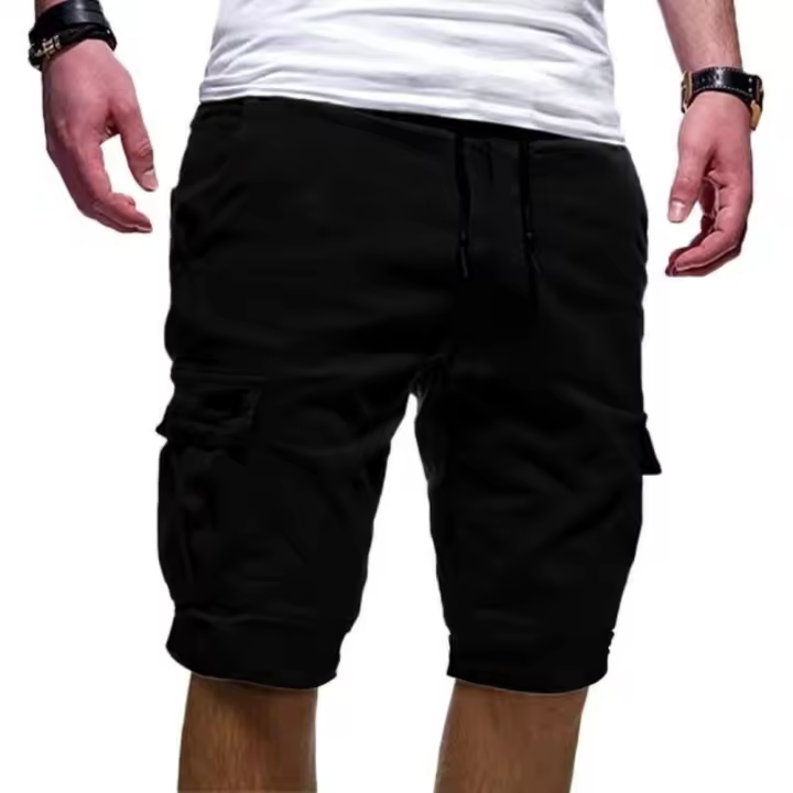 Verano nuevo hombre Casual Multi-Bolsillo hombre quinto pantalon hombre - 1
