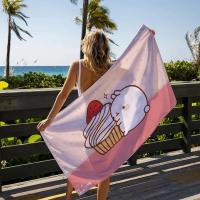 Toallas de playa grandes para baño, toalla de secado rápido Molang para adultos, Sauna para mujer, albornoz de mujer, servilleta de viaje para ducha, deporte - details 8