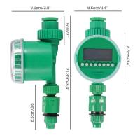 Controlador de riego de jardín, grifo electrónico programable, pantalla digital LCD, manguera, temporizador de agua, impermeable, automático WF - details 0