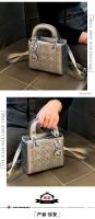 Bolso de Princesa Diana de Lujo con Diamantes Bolso Versátil de Cruza de Alta Gama de Hong Kong - details 11