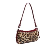 Bolso de Leopardo para Mujeres Bolso Tejido Cuadrado Pequeño para Llevar Bolso Cruzado y de Hombro - details 1