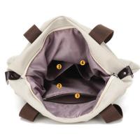 Bolso de mano informal europeo y americano para mujer, bandolera de hombro portátil de lona Simple, bolso cruzado de gran capacidad - details 21