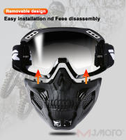 Gafas de Casco de Motocicleta VEMAR Máscara Facial Desmontable con Lente HD - details 6