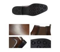 Cojín de cerdo cómodo y genuino de estilo moderno, azada hecha a mano de alta calidad, bota, cuero respirable para hombre Chelea - details 17