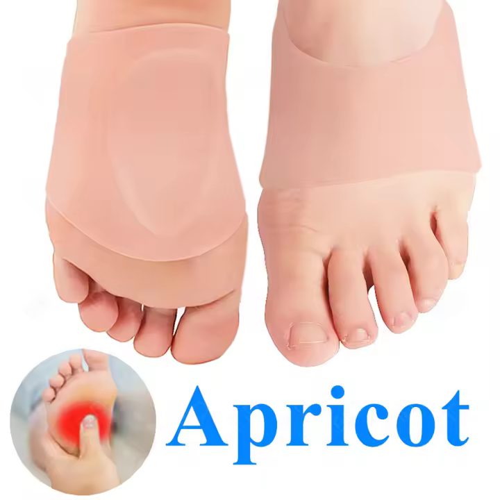 Plantilla de Gel de silicona profesional para el cuidado de los pies, soporte ortopédico para arco estable, Corrector de pie plano, cojín para zapatos - 1