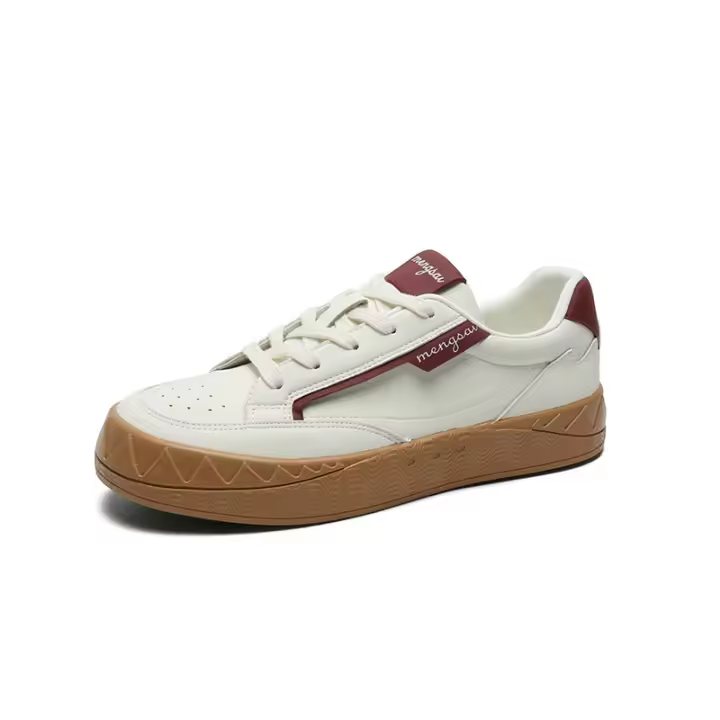 Zapatos Casuales para Hombres de Primavera Nuevos Zapatos Blancos Versátiles con Forro de Tela y Suela Mixta - 1