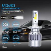 Lámparas De Faros De Coche LED C6 2x H7 H4 Hi/Lo H1 H3 HB3 HB4 9003 HB2 H13 9005 9006 6000K COB 72W 8000LM Universal 12V - details 3