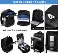 Mochila de viaje cabina avion 40x20x25, mochila de transporte,Portatil Impermeable  con Cargador USB,mochila de transporte,regalo de Navidad - details 6