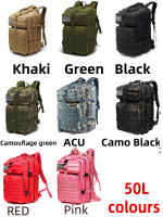 Mochila Impermeable de Nailon para Exteriores, Bolsa Militar Táctica, Morral de Deportes, Artículo de Acampada, Senderismo, Pesca y Caza, 10 l, 50 l, 1000D - details 1
