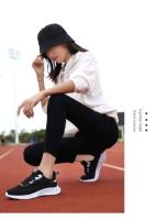 Zapatillas de correr transpirables y ligeras con tejido volador para mujer, cómodas zapatillas informales, suela gruesa plana - details 7