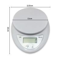 Báscula Digital portátil LED de 5kg, balanza de alimentos, medición de peso, báscula electrónica de cocina, báscula pequeña de pesaje en gramos, 1 ud. - details 1