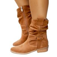 Otoño Invierno mujeres; zapatos planos botas martin moda al aire libre botas cortas para mujer zapatos - details 0