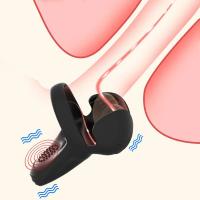 Vibrador 3 en 1 para perineo masculino y juguete sexual, anillo homosexual, entrenador testicular, estimulador escrotal, máscara, anillo para pene - details 5