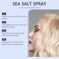 Spray con textura de sal marina, sensación de aire refrescante, peinado, cera esponjosa, gel para peinar el cabello, agua - details 8