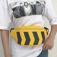 Riñonera de lona para hombre y mujer, bolso con agujero para auriculares, tira reflectante para cadera, plátano, soporte para teléfono de viaje, 2023 - details 3