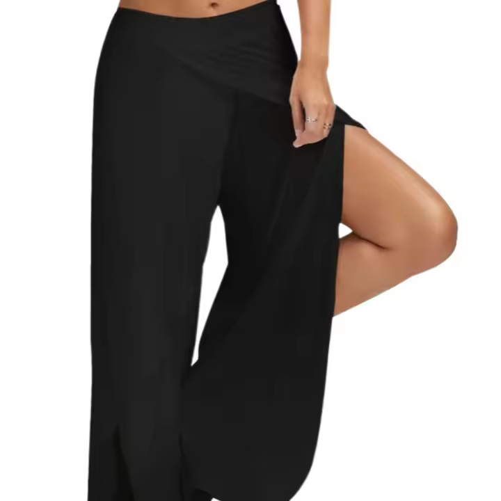 Nuevos pantalones de yoga pantalones de pierna ancha - 1
