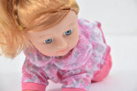 Muñeca de Música Encantadora a Crawl de 10 Pulgadas Hermosa Niña Eléctrica Que Canta y Baila Juguete Divertido para Bebés Pequeños - details 9
