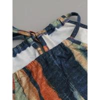 Vestido de playa informal con estampado étnico para mujer primavera y verano - details 3