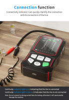 NOYAFA Buscador de Cables Multiuso Probador de Continuidad y QC Tester de Red POE - details 6