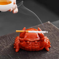Adorno De Mesa Cerámico Rana Verde Ashtray Figura De Té Accesorio De Interiores Para El Hogar Decoración De Escritorio - details 17