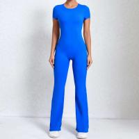 Conjunto de Yoga Ouwu Monos Deportivos para Mujeres Manga Corta, Pantalones Acampados - details 1