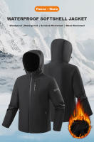 Chaqueta de forro polar Softshell para hombre, impermeable, cortavientos cálido, senderismo, Camping, escalada, chaquetas de invierno, 23661A - details 1