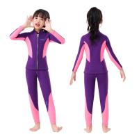 Traje de Neopreno para Niños Traje de Baño Dividido de 2,5mm con Mangas Largas Térmicas, Protección Solar, Surf, Traje de Medusas de Esnórquel - details 10