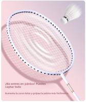 Raqueta De Bádminton Ultra Ligero Y Duradero Traje Adulto Competición Entrenamiento Bola Doble Raqueta - details 15