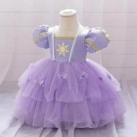 Rapunzel Sofia Alice Cosplay vestido de princesa niñas Floral cumpleaños carnaval fiesta de Halloween ropa elegante accesorio de disfraz - details 3