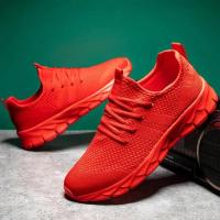 zapatos informales Unisex a la moda, calzado ultraligero de talla grande, zapatillas cómodas antideslizantes para exteriores, zapatos de malla transpirable para hombres - details 19