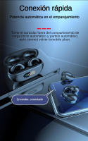 Auriculares Inalámbricos con Clip 2024, Auriculares Bluetooth 5.3 con Micrófono HD, HiFi Estéreo y Pantalla LED, Ajuste Cómodo, Carga Rápida USB-C, Auriculares para Deportes y Correr, Compatibles con Android, iPhone, Xiaomi, Samsung y Huawei - details 9