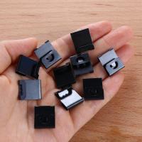 Sujetador negro sin rastro, accesorios de Hardware para colgar, colgador de fijación de ilustraciones de pared, gancho de Clip de pared a presión - details 4