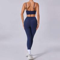 Conjunto Gym 2024, Entrenamiento Deportivo Mujer Yoga Vestido Azul, Café, Azul Marino, Negro, Nuevo - details 19