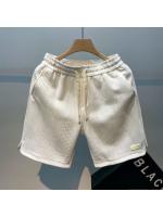2025 verano casual pantalones cortos de los hombres de la marca de moda ins suelto casual tendencia exterior desgaste medio pantalones versátil versión coreana pantalones de cinco puntos - details 3