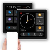 Panel de Control de hogar inteligente Zigbee múltiple, interruptor de 4 pulgadas, Control de pantalla táctil en la pared, Tuya, EUplug - details 8