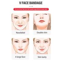 Facial reutilizable en forma de V, cinturón de elevación adelgazante facial, reduce la papada, vende adelgazamiento, mascarilla para dormir para mujeres - details 4