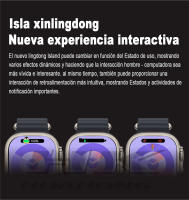 2025 Nuevo HK9 Ultra 2 MAX Smartwatch Bluetooth Llamada Detección de frecuencia cardíaca Modo deportivo Linterna 1GB de memoria AMOLED Compatible con Android IOS Smartwatch - details 8