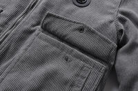 Chaquetas gruesas de lana para hombre, abrigo de PANA con cuello de piel a la moda, prendas de vestir militares informales, novedad de otoño e invierno, 2024 - details 12