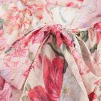 Vestido de pastel irregular con estampado rosa dulce de moda de temperamento de mujer europea y americana - details 6