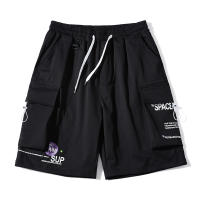 CHAIFENKO Pantalones Cargo para Hombres Secado Rápido, Estilo Casual, Múltiples Bolsillos, Material de Poliéster, Para Primavera/Verano - details 2