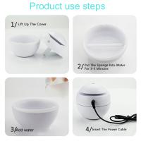 Humidificador de aire portátil, difusor de Aroma ultrasónico USB, luz LED nocturna, difusor de aceite esencial eléctrico, aromaterapia, negro - details 6