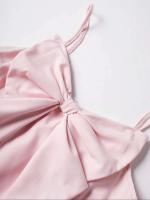 Ribbers con cinturón de cintura de tres capas para mujer, vestido con correas y encaje, de moda - details 1