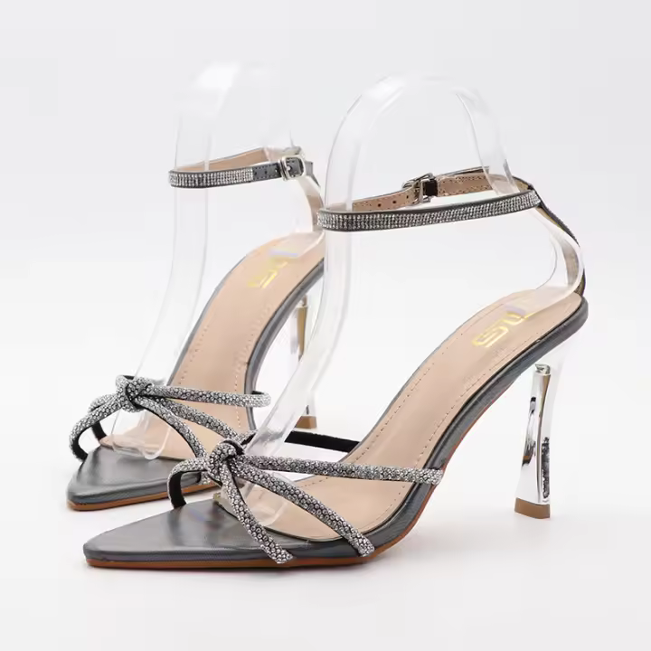Sandalias de tacón de aguja de moda para exteriores 2024 - 1