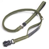 Correa elástica táctica de alta resistencia para perros grandes, correas reflectantes para mascotas con cinturón de seguridad para coche, sin tirones, absorción de impactos - details 14