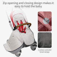 Saco de dormir para cochecito de bebé, cojín a prueba de viento para recién nacido, carrito de invierno, bolsas de coche para bebés - details 19