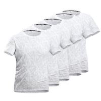 Pack 5 Camisetas de hombre deporte de verano manga corta rápido seco alto elástico ligero transpirable fitness running baloncesto camiseta - details 4