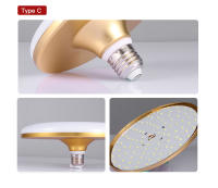 Bombillas LED E27 2PCS Lámpara UFO 220V Bombilla de 20W 30W 40W 50W Súper Brillante para Iluminación de Casa en Cocina y Habitación Color Blanco Fabricado en China - details 16