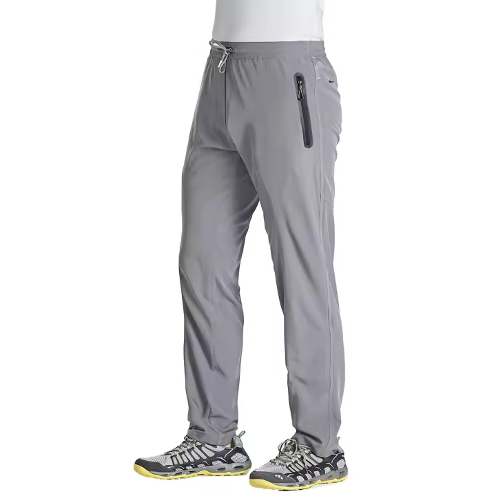 MAGCOMSEN Pantalones de chándal para hombre de secado rápido con bolsillo con cremallera Pantalones de chándal ligeros - 1