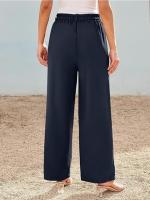 Cargo de cintura alta para mujer Pantalones rectos primavera-otoño - details 25